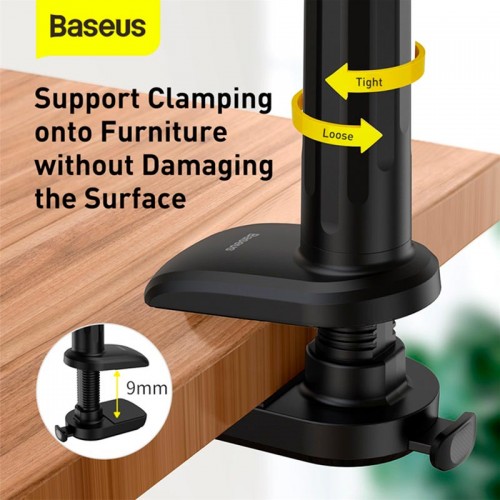 Тримач Baseus Otaku life Rotary adjustment Lazy holder Pro (Applicable for phone / ipad) silver