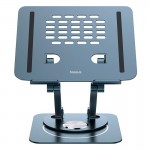 Подставка для ноутбука Baseus UltraStable Pro Series Rotatable and Foldable Laptop Stand (3hinge) космический серый