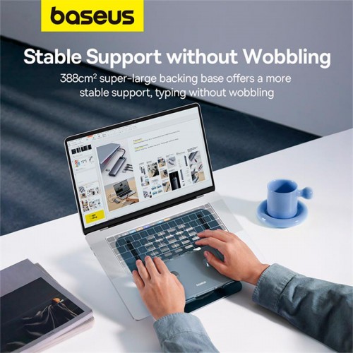 Підставка для ноутбука Baseus UltraStable Pro Series Rotatable and Foldable Laptop Stand (3hinge) Space gray