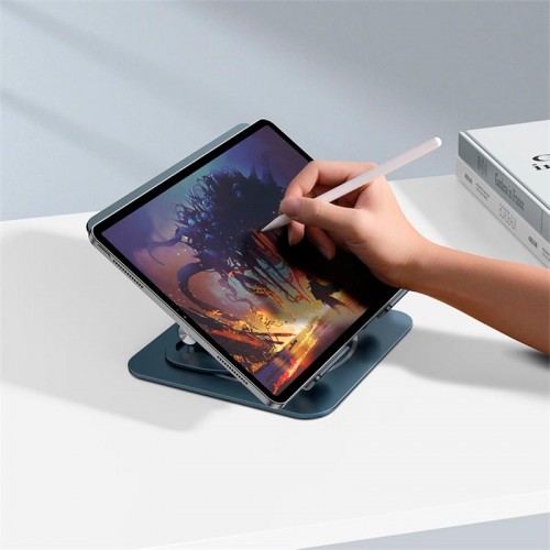 Підставка для ноутбука Baseus UltraStable Pro Series Rotatable and Foldable Laptop Stand (3hinge) Space gray