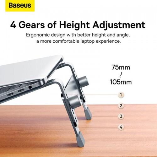 Держатель Baseus UltraStable Series Desktop Laptop Stand (4-Gear Adjustable)