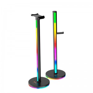 Підставка для навушників Meetion Smart Lightning Headset Stand MT-BK200 |Type-C, RGB| black