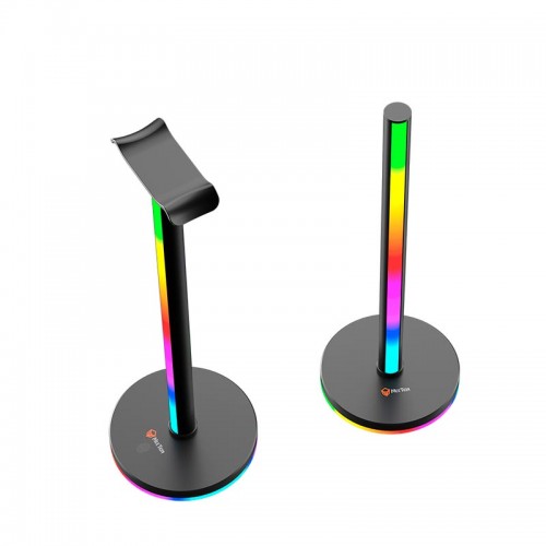 Підставка для навушників Meetion Smart Lightning Headset Stand MT-BK200 |Type-C, RGB| black
