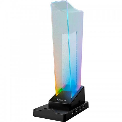 Тримач для навушників XTRIKE ME Headset stand HT-09 |4USBx2.0| black