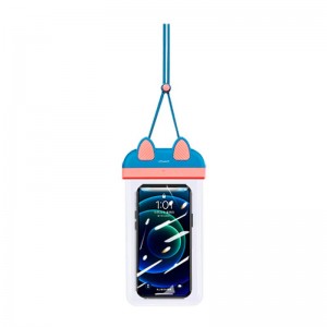 Сумка USAMS Mobile Phone Waterproof Bag IPX8 US-YD010 pink&blue
