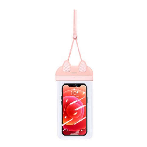 Сумка USAMS Mobile Phone Waterproof Bag IPX8 US-YD010 pink&blue