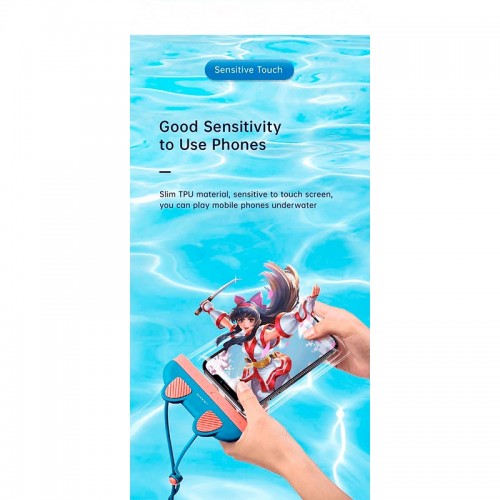 Сумка USAMS Mobile Phone Waterproof Bag IPX8 US-YD010 pink