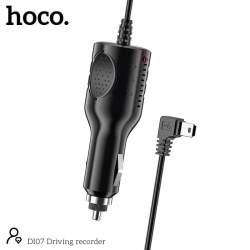 Відеореєстратор HOCO Dual Cameras Driving Recorder Di07 |HD, 2 Camera| black