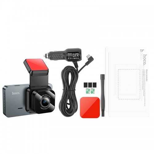 Відеореєстратор HOCO driving recorder DV9 |720P/30fps, 3" LCD| black