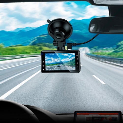 Відеореєстратор HOCO driving recorder DV14 |3" IPS, 720p/25FPS, G-sensor| grey