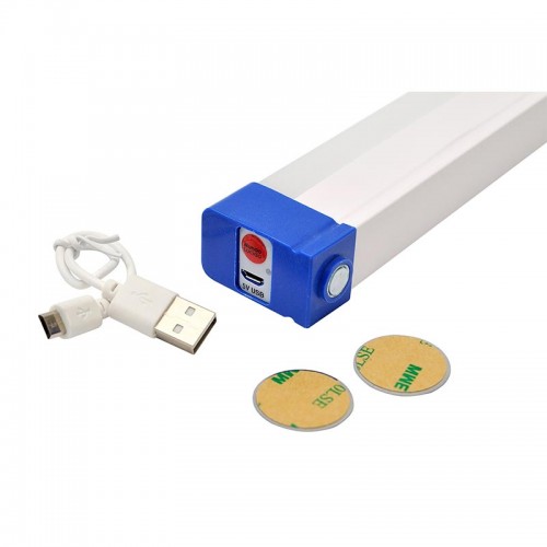 Лампа LED з магнітним кріпленням і сонячною панеллю RL-150T blue