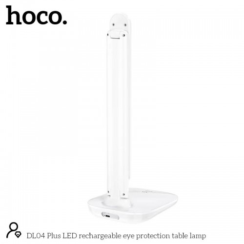 Лампа HOCO LED Rechargeable eye protection table lamp DL04 Plus |3 touch level color| white