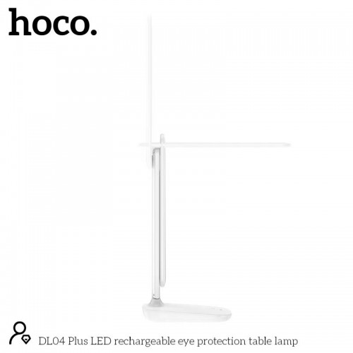 Лампа HOCO LED Rechargeable eye protection table lamp DL04 Plus |3 touch level color| white