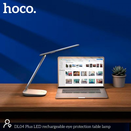 Лампа HOCO LED Rechargeable eye protection table lamp DL04 Plus |3 touch level color| white
