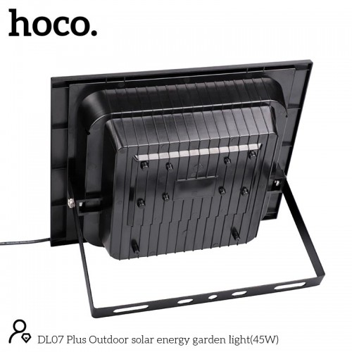 Лампа зовнішня HOCO Outdoor solar energy garden light (45W, IP67) DL07 Plus black