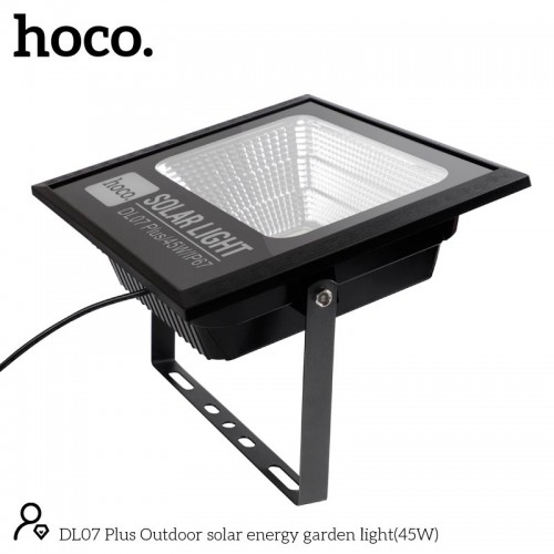 Лампа зовнішня HOCO Outdoor solar energy garden light (45W, IP67) DL07 Plus black