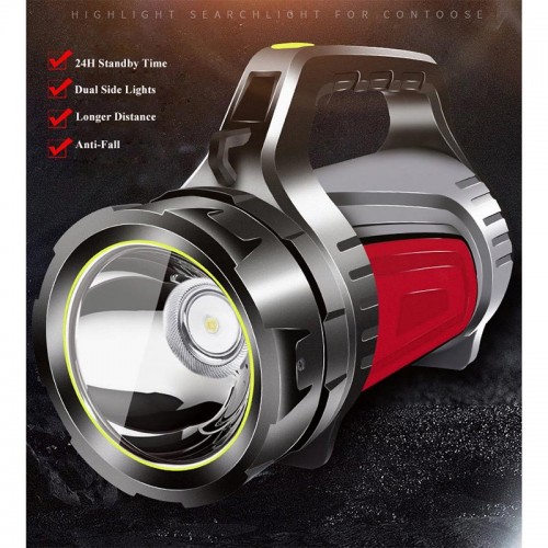 Ліхтар ручний багатофункціональний 881C black-green