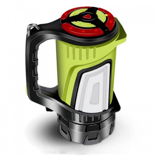 Ліхтар ручний багатофункціональний 881C black-green