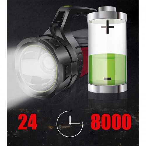 Ліхтар ручний багатофункціональний 881C black-green