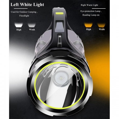 Ліхтар ручний багатофункціональний 881C black-green