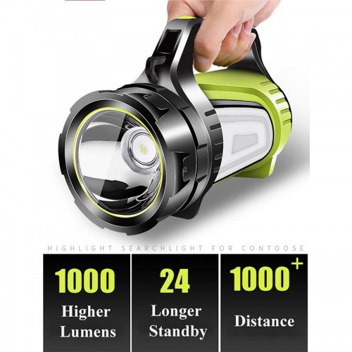 Ліхтар ручний багатофункціональний 881C black-green