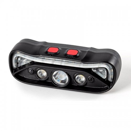 Фонарь 2в1 налобный+велофонарь c управлением жестами W669 |Type-C, 6h Max|