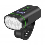 Велофонарь передній з функцією повер банку 8 режимів 8 * LED 2500LM 160° Floodlight L14 |5000mAh| black