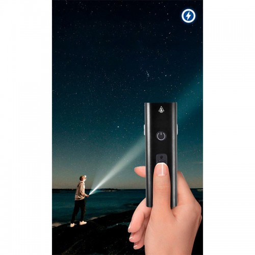 Велофонарь передній 250 lumens XA316 |Type-C, 6h| black