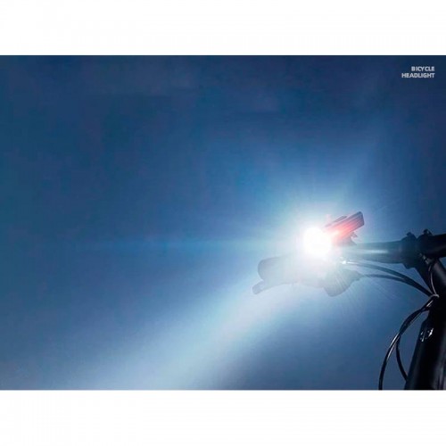 Велофонарь передній 250 lumens XA316 |Type-C, 6h| black