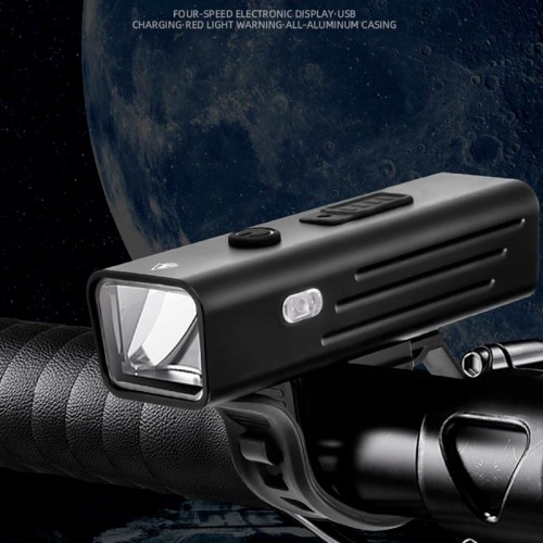 Велофонарь передній 250 lumens XA316 |Type-C, 6h| black