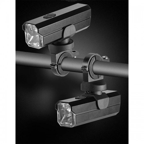 Велофонарь передній 6 режимів Spotlight + Floodlight XA327 black