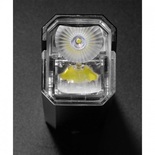 Велофонарь передній 6 режимів Spotlight + Floodlight XA327 black