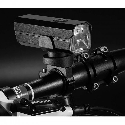 Велофонарь передній 6 режимів Spotlight + Floodlight XA327 black