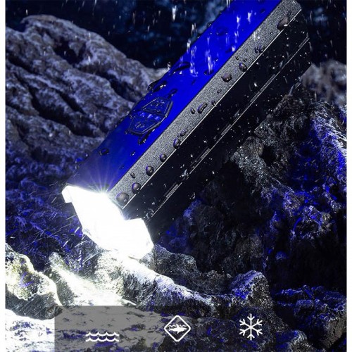 Велофонарь передній 6 режимів Spotlight + Floodlight XA327 black