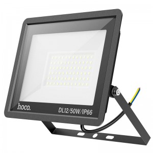 Лампа HOCO DL12 Ultra thin outdoor LED flood light |50W, IP66| black