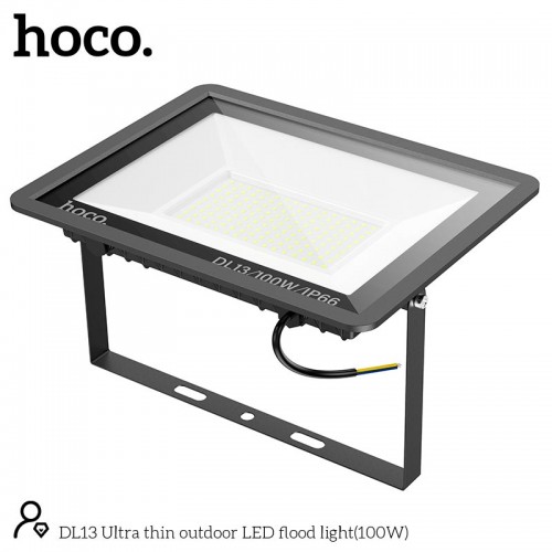 Лампа HOCO DL13 Ultra thin outdoor LED flood light |100W, IP66| black