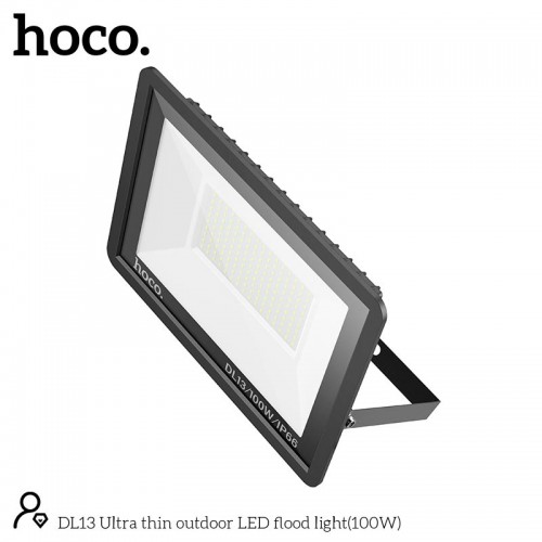 Лампа HOCO DL13 Ultra thin outdoor LED flood light |100W, IP66| black