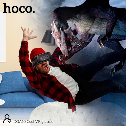 3D окуляри віртуальної реальності HOCO Cool VR glasses DGA10 black