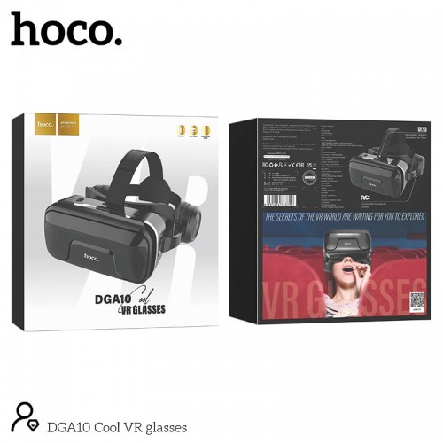 3D окуляри віртуальної реальності HOCO Cool VR glasses DGA10 black