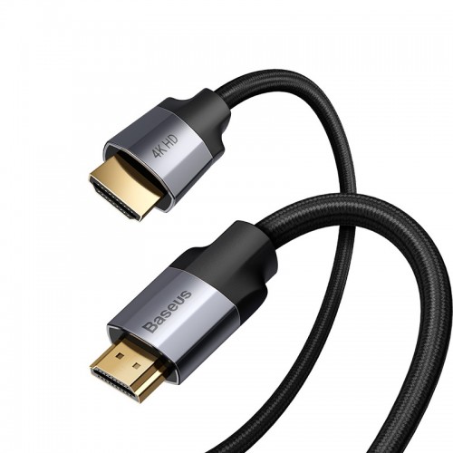 Кабель Baseus HDMI Enjoyment Series 4KHD Male To 4KHD Male |2m, 4K| (CAKSX-C0G) black