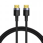 Кабель BASEUS 4khdmi Male To 4khdmi Male Cafule |2M, HDMI2.0| (CADKLF-F01) black