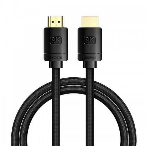 Кабель BASEUS High Definition Series HDMI 8K to HDMI 8K Adapter Cable |1m, 8K, HDMI2.1| (CAKGQ-J01) black