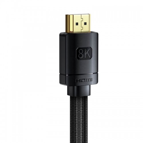 Кабель BASEUS High Definition Series HDMI 8K to HDMI 8K Adapter Cable |1m, 8K, HDMI2.1| (CAKGQ-J01) black