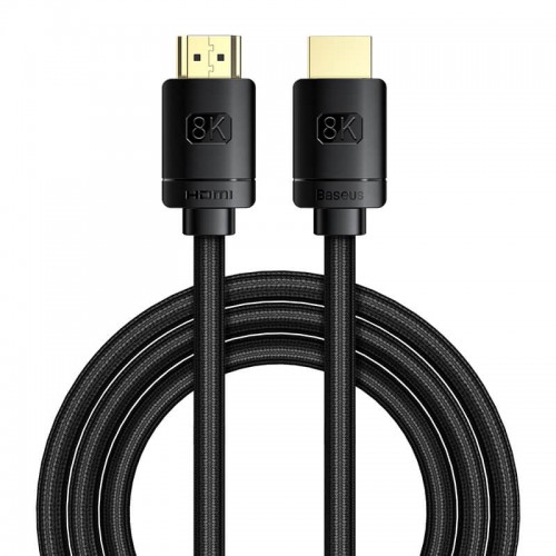 Кабель BASEUS High Definition Series HDMI 8K to HDMI 8K Adapter Cable |2m, 8K, HDMI2.1| (CAKGQ-K01) black