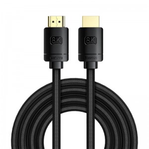 Кабель BASEUS High Definition Series HDMI 8K to HDMI 8K Adapter Cable |3m, 8K, HDMI2.1| (CAKGQ-L01) black