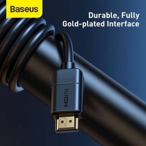 Кабель BASEUS high definition Series HDMI 4K To HDMI 4K Adapter Cable |8m, 4K, HDMI2.0| (CAKGQ-E01) black