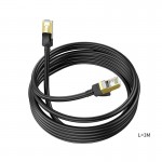 Кабель Hoco LAN RJ45 Level pure copper gigabit ethernet cable US02 |3m| black