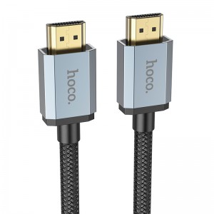 Кабель HOCO HDTV 2.0 Male to Male 4K HD data cable US03 (L=2M) black