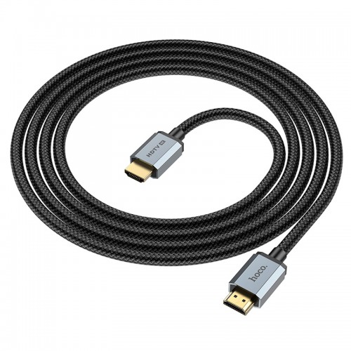 Кабель HOCO HDTV 2.0 Male to Male 4K HD data cable US03 (L=2M) black