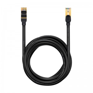 Кабель Baseus high Speed Seven types of RJ45 10Gigabit network cable (round cable) |15m| black